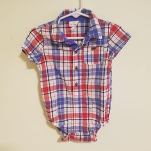 Boys Button-up Onsie